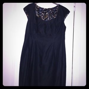 14 P Dark Blue/ Jean color Dress w/ Cap Sleeve